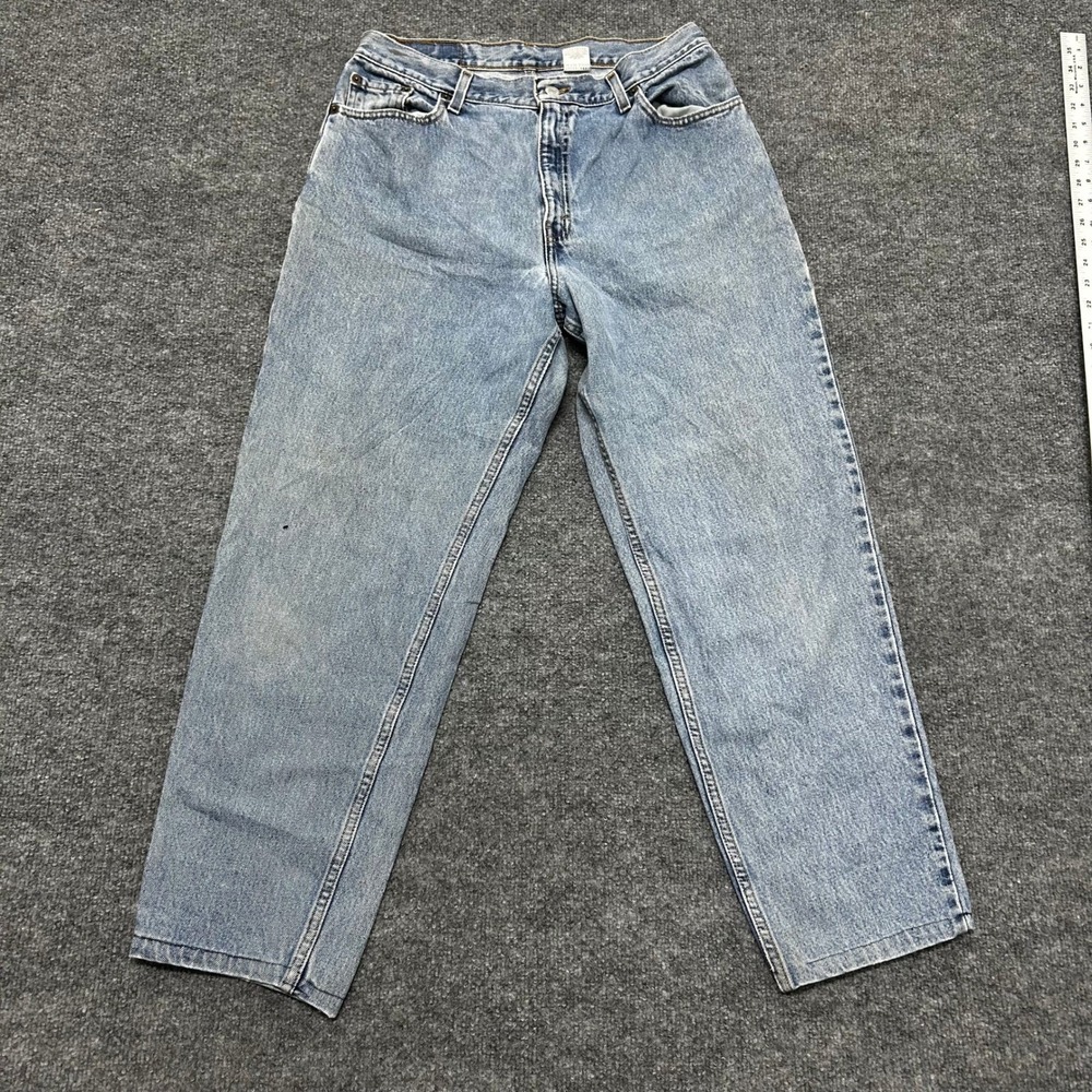 Levi's Jeans Womens Size 14 Light Wash 550 Relaxed Fit Tapered Leg High Rise